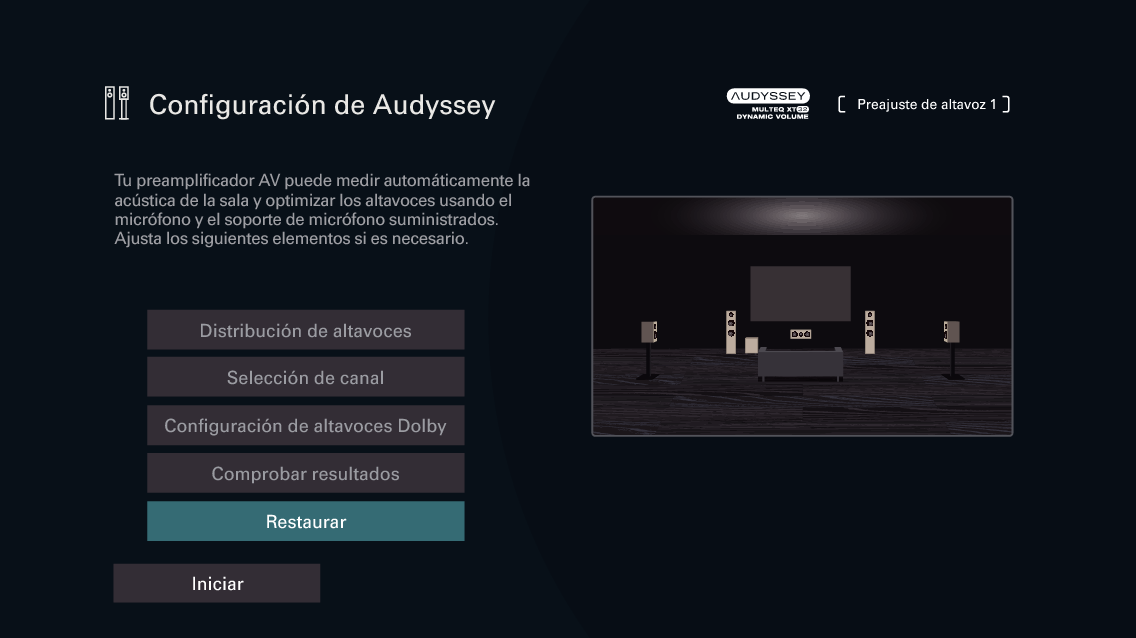 GUI AudysseySetup AV10